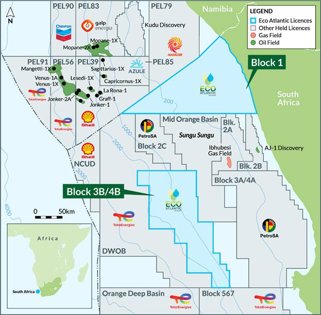 Navitas Takes Operatorship of South Africa Offshore Block from Eco Atlantic