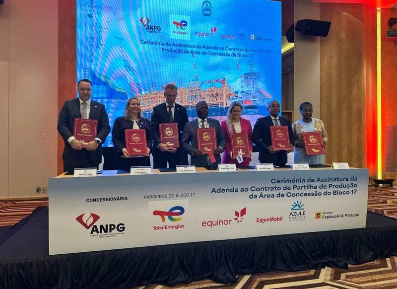 TotalEnergies and Partners Sign PSC Extension for Deepwater Block off Angola