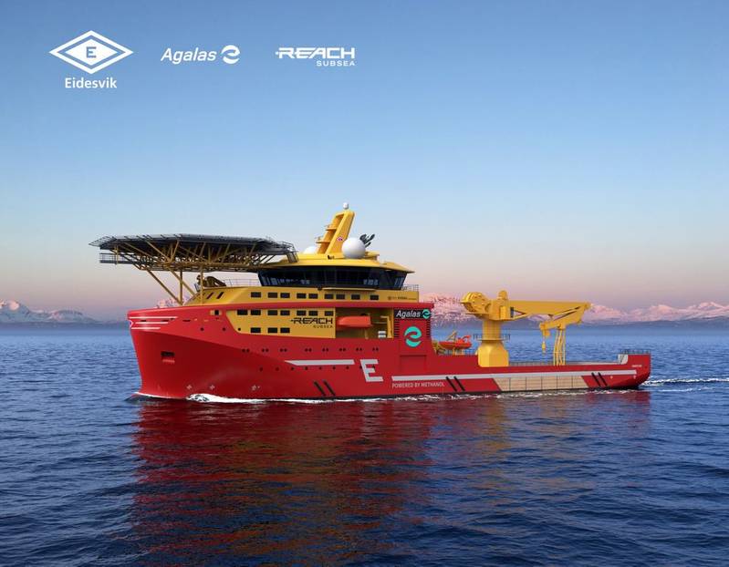 Eidesvik, Agalas and Reach Subsea Order New Dual-Fuel Hybrid CSV