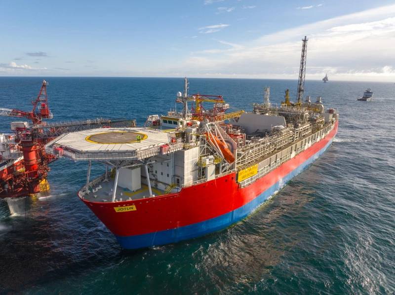 Jotun FPSO Starts Production at Balder Field in North Sea