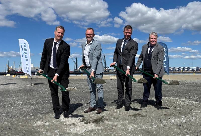 Greensand’s CO2 Transit Terminal at Port Esbjerg Starts Taking Shape