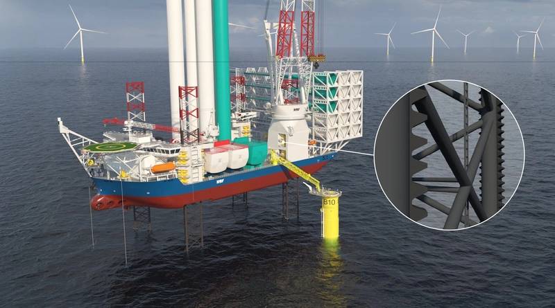 GustoMSC Unveils New Jacking Technology for Offshore Wind Vessels