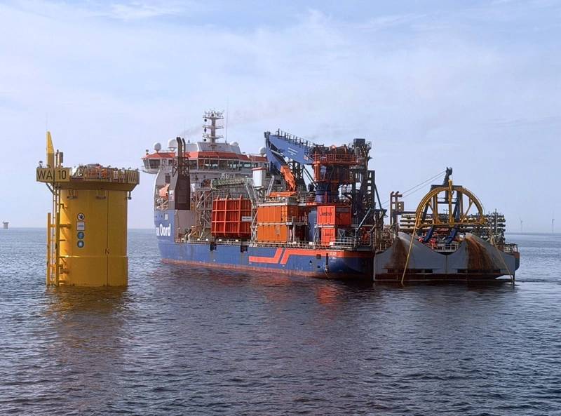 Van Oord Wraps Up Cable Installation at Windanker Offshore Wind Farm