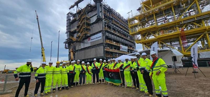 Bouri Gas Project Modules Sail for Installation Offshore Libya