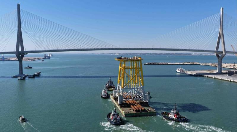 Navantia Seanergies Delivers Second Substation Jacket for French OW Farm