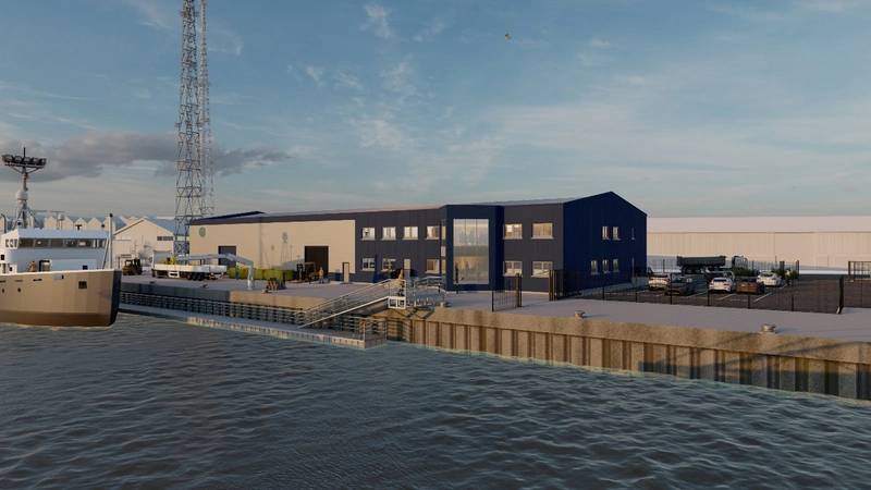 Inch Cape Offshore Wind Farm O&M Base Starts Taking Shape in Scotland