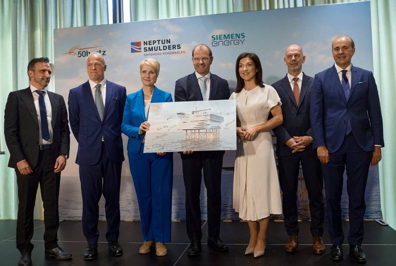 50Hertz Picks Siemens Energy-NSORe Team for 2GW North Sea Converter Platform
