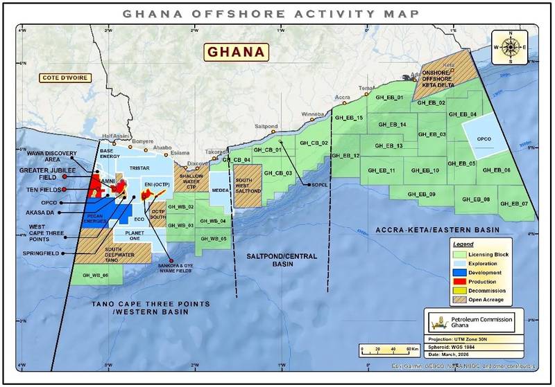 Petrobras Enters Talks for Four Offshore Blocks in Ghana