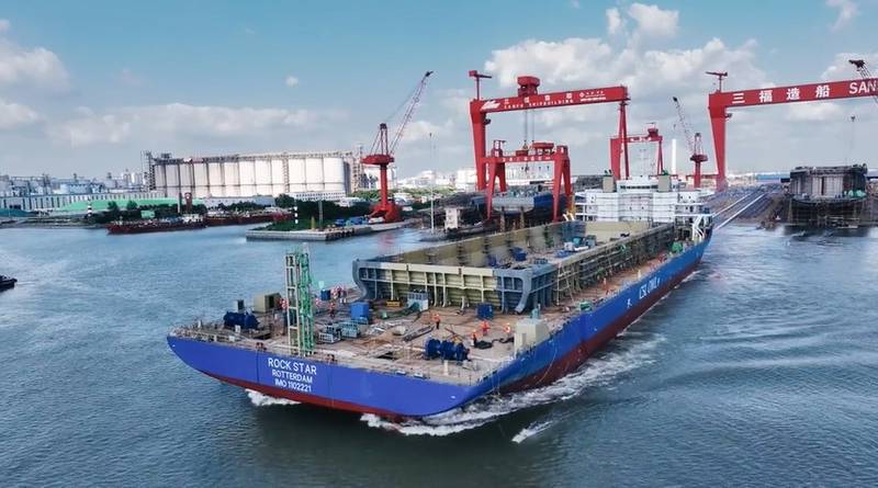 CSL OWL Launches First Subsea Rock Installation Vessel (Video)