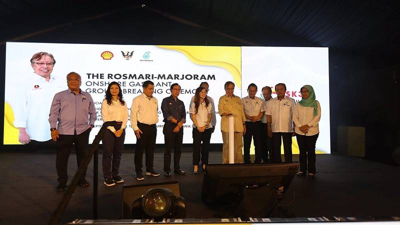 Shell's Rosmari-Marjoram Project Takes Shape as Onshore Plant Construction Begins in Bintulu