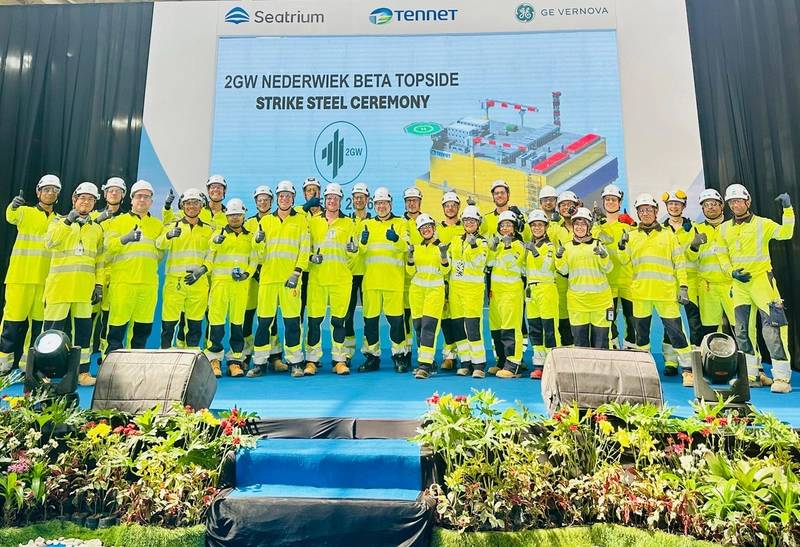 Construction Starts on Nederwiek 2 Offshore Wind Grid Platform
