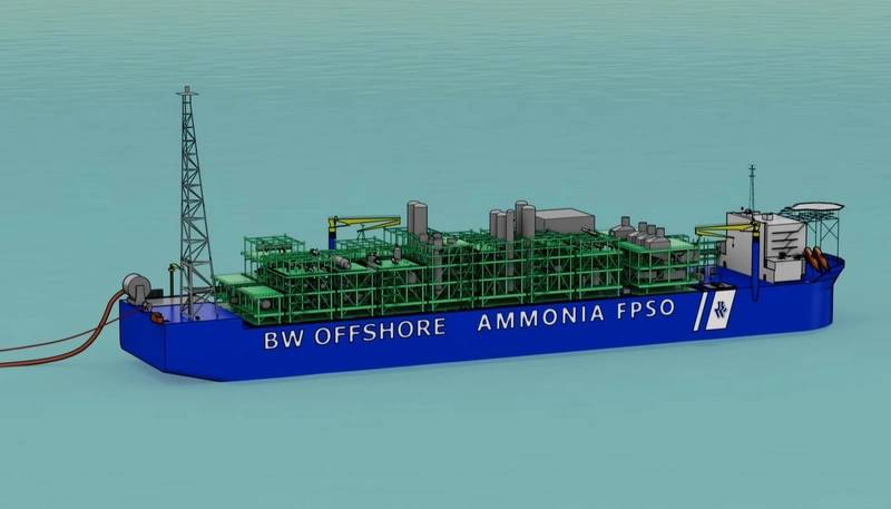 BW Offshore, McDermott Unveil Blue Ammonia FPSO Concept (Video)