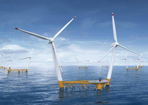 Hexicon skal sette ut flytende vindturbiner utenfor kysten av Norge