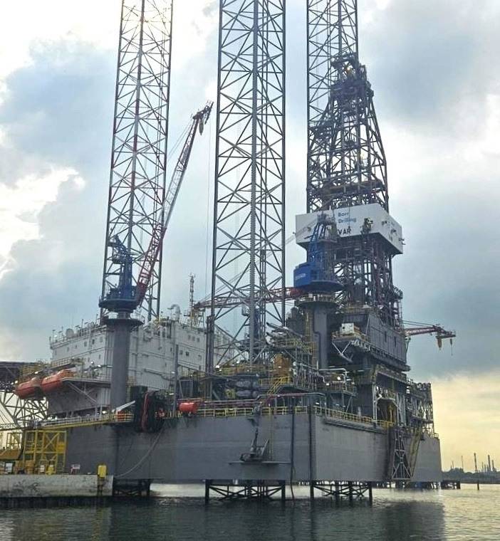 Seatrium Delivers Fifth Jack-Up to Borr Drilling