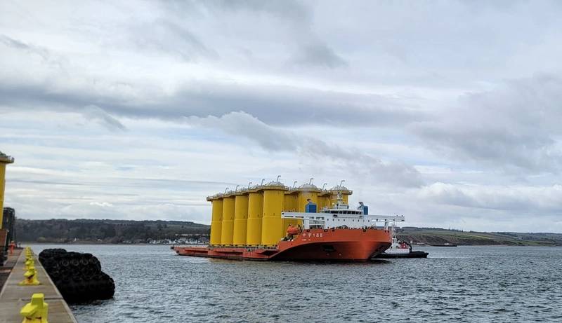 Lamprell Delivers All Transition Pieces for Moray West Offshore Wind Farm