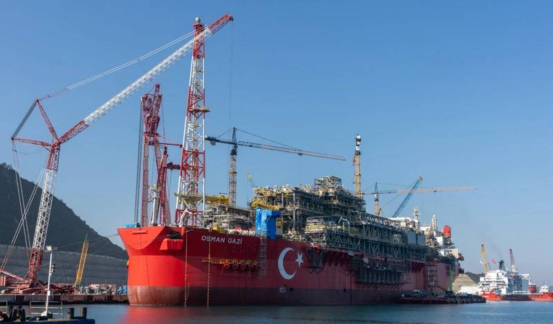 Türkiye Set to Deploy Osman Gazi Gas Production Platform in Black Sea