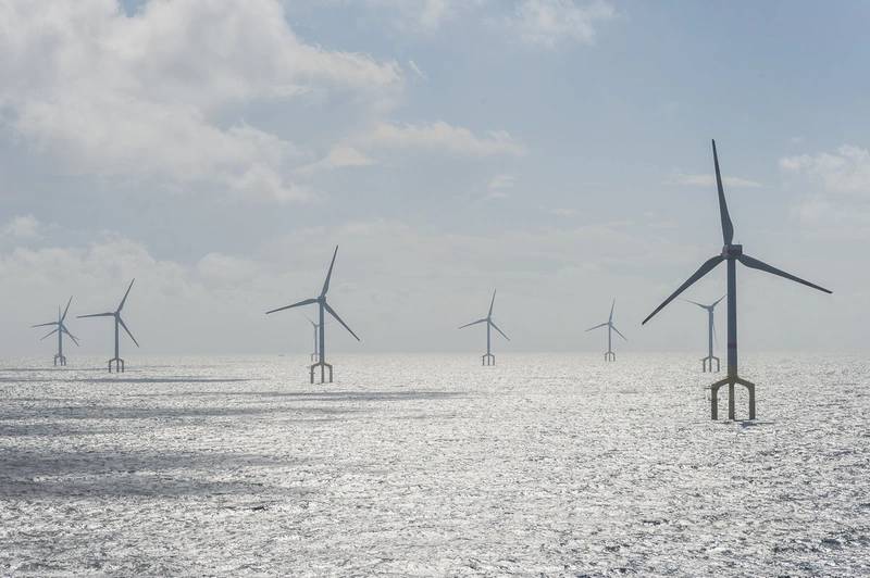 German North Sea Wind Power Output Rising