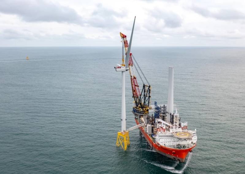 Scotland's Largest: First Turbine Installed At Seagreen Offshore Wind Farm