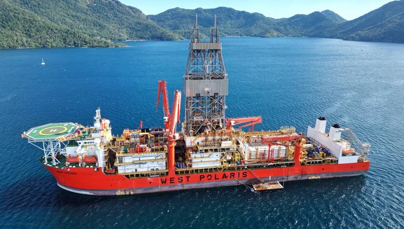 Seadrill’s West Polaris Drillship on Prolonged Stay with Petrobras off Brazil