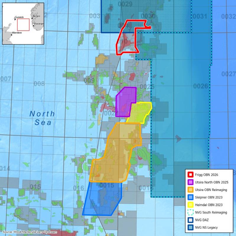 Viridien Kicks Off Multi-Client OBN Survey in North Sea’s Frigg Area