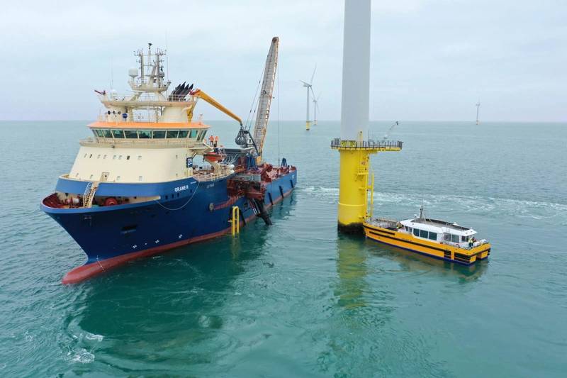 New Scour Protection Installed at Rampion Offshore Wind Farm