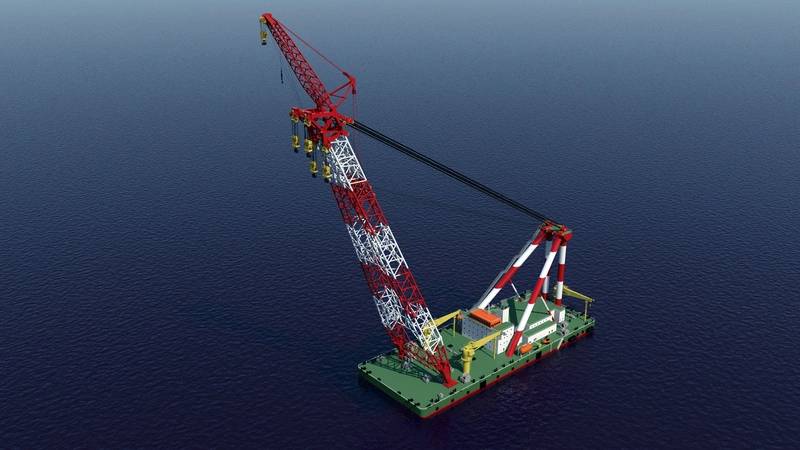 Drydocks World Orders Region’s Largest Floating Sheerleg Crane