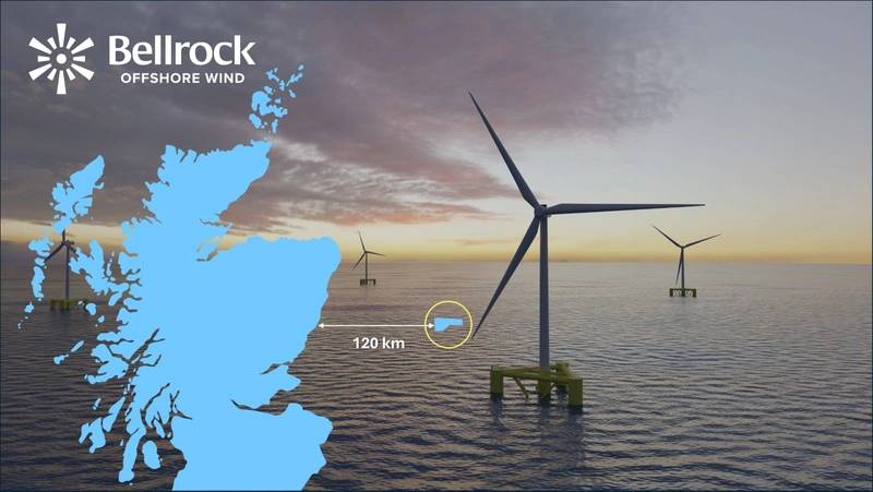 Nadara Confirms Landfall Location for Bellrock Floating Wind Project