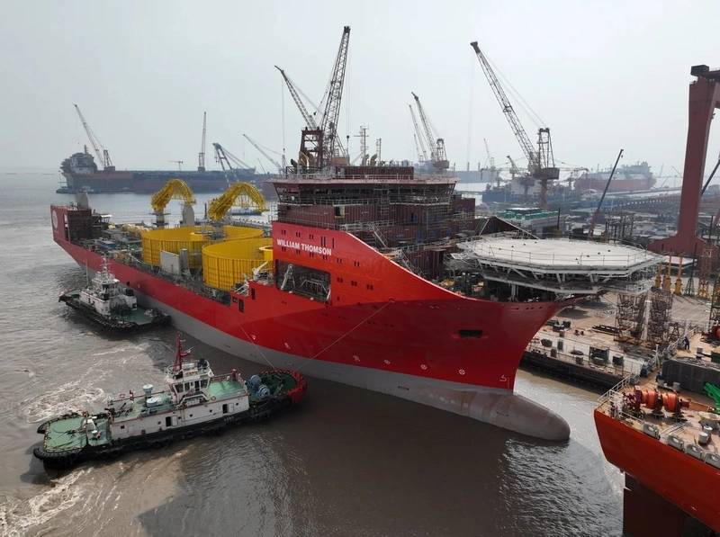Jan De Nul Launches Second Giant Cable Laying Vessel